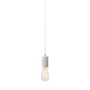 SLV 132691 Fitu, Pendelleuchte, A60, rund, Weiß, 5m Kabel m. offenem Kabelende, max. 60W 9,1 cm