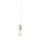 SLV 132691 Fitu, Pendelleuchte, A60, rund, Weiß, 5m Kabel m. offenem Kabelende, max. 60W 9,1 cm