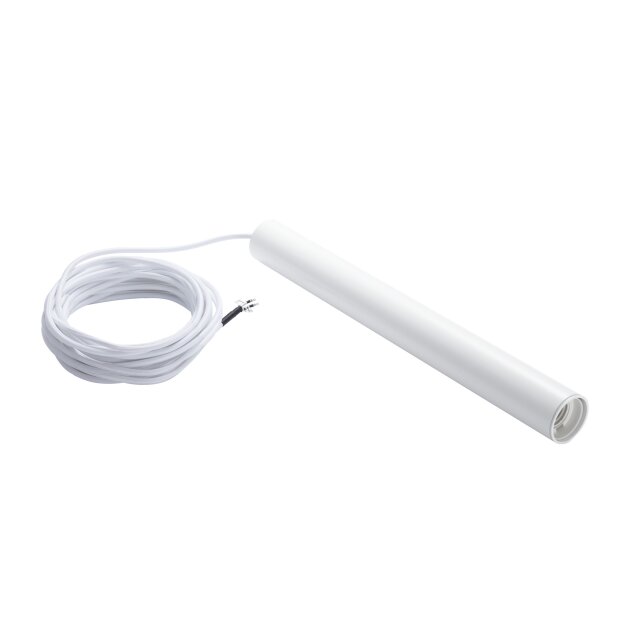 SLV 1002562 Fitu PD E27 Indoor Pendelleuchte Weiß 5m Kabel m. offenem Kabelende 40 cm