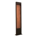 SLV 1002959 Flatt Pole 100 Outdoor LED Stehbauleuchte 3000K IP65 Anthrazit/Braun 18x4,5x100 cm