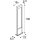 SLV 1002959 Flatt Pole 100 Outdoor LED Stehbauleuchte 3000K IP65 Anthrazit/Braun 18x4,5x100 cm