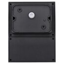 SLV 1002953 Flatt Outdoor LED Wandaufbauleuchte 3000K IP65 Anthrazit/Braun 18x23x7 cm