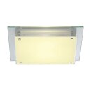 SLV 155180 Glassa Square E27 Deckenleuchte, eckig, 2xE27,...