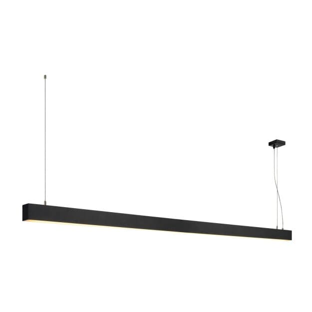 SLV 1001406 Glenos Pendelleuchte, Mattschwarz, 2m, 103W, 3000K 205x5x7 cm