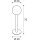 SLV 1002001 Gloo Pure 70 Pole, Outdoor Stehleuchte, E27, Anthrazit, IP44 70 cm