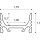 SLV 1000462 Grazia 10 LED Aufbauprofil, flach, gerillt, 2m, Schwarz 200x1,75x1,1 cm