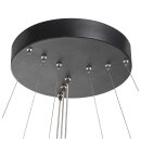 SLV 1002913 One Trio Dali Indoor LED Pendelleuchte Schwarz 3 cm