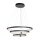 SLV 1002913 One Trio Dali Indoor LED Pendelleuchte Schwarz 3 cm