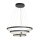 SLV 1002913 One Trio Dali Indoor LED Pendelleuchte Schwarz 3 cm