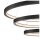 SLV 1002913 One Trio Dali Indoor LED Pendelleuchte Schwarz 3 cm