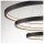 SLV 1002913 One Trio Dali Indoor LED Pendelleuchte Schwarz 3 cm