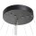 SLV 1002913 One Trio Dali Indoor LED Pendelleuchte Schwarz 3 cm