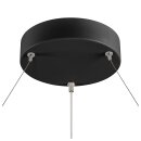 SLV 1002911 One 80 Dali Indoor LED Pendelleuchte Schwarz 80x3cm