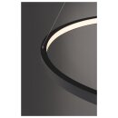 SLV 1002911 One 80 Dali Indoor LED Pendelleuchte Schwarz 80x3cm