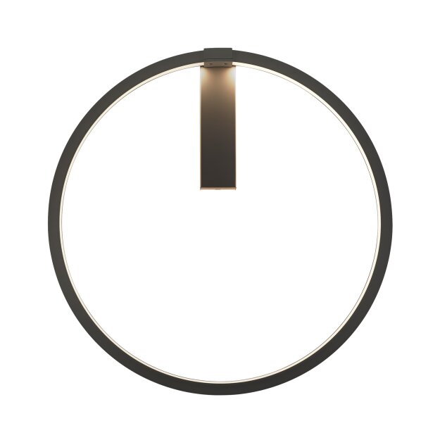 SLV 1002918 One 60 Dali Indoor LED Wandleuchte Schwarz 8 cm