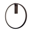 SLV 1002918 One 60 Dali Indoor LED Wandleuchte Schwarz 8 cm