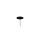 SLV 158400 Helia 30, Pendelleuchte, LED, 3000K, rund, Schwarz, flache Rosette zum Einbau, 7,5W 60x cm