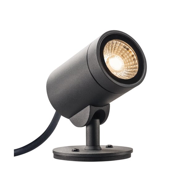 SLV 1000735 Helia LED Spot, Outdoor Strahler, 3000K, 35°, Anthrazit, IP55 10x9,5 cm