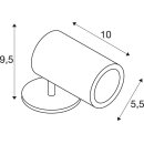 SLV 1000735 Helia LED Spot, Outdoor Strahler, 3000K, 35°, Anthrazit, IP55 10x9,5 cm