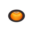 SLV 1002594 Horn Magna LED Outdoor Deckeneinbauleuchte Schwarz/Gold 3000K 25° 8,2 cm