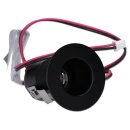 SLV 1000915 Triton Mini LED Deckeneinbauleuchte, Schwarz, 3000K, 12° 5,4 cm