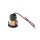 SLV 1000917 Triton Mini LED Deckeneinbauleuchte, Schwarz/Gold, 3000K, 12° 5,4 cm