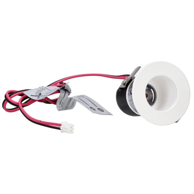 SLV 1000914 Triton Mini LED Deckeneinbauleuchte, Weiß, 3000K, 12° 5,4 cm