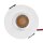 SLV 1000914 Triton Mini LED Deckeneinbauleuchte, Weiß, 3000K, 12° 5,4 cm