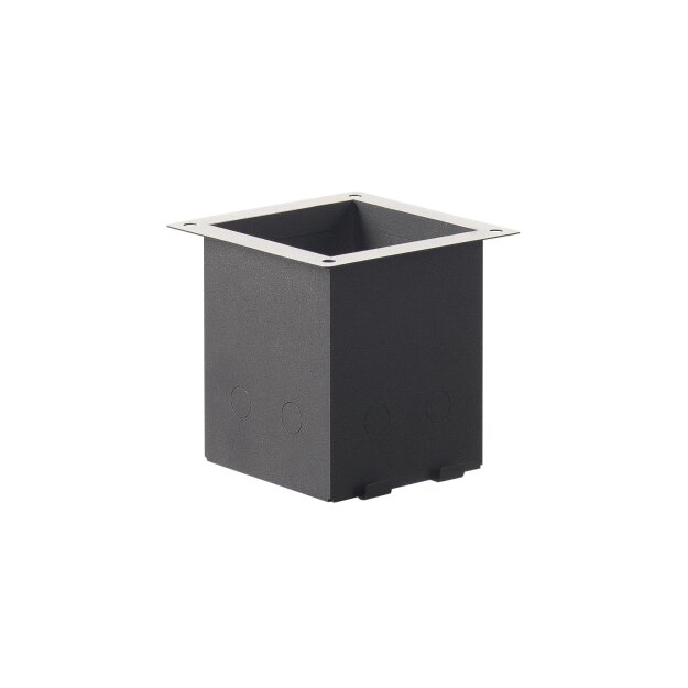 SLV 232195 Einbautopf, für H-POL Wege- & Standleuchte, Anthrazit 16,5x16,5x15,8 cm