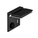 SLV 1001802 H-Profil Wandhalterung, Schwarz 4,4x3,2x4 cm