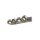 SLV 1002025 Kalu CW, Indoor Wand- & Deckenaufbauleuchte, quad, QPAR111 Alu gebürstet 4x75W 60x9x18 cm
