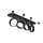 SLV 1002023 Kalu CW, Indoor Wand- & Deckenaufbauleuchte, quad, QPAR111, Schwarz, 4x75W 60x9x18 cm