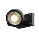 SLV 1000702 Kalu 1 QPAR111, Wand- & Deckenleuchte, Schwarz, max. 75W 15x9x18 cm