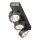SLV 1000131 Kalu LED 3 Wand- & Deckenleuchte, Schwarz, 3000K, 60° 43x8,9x16 cm