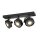 SLV 1000704 Kalu 3 QPAR111, Wand- & Deckenleuchte, Schwarz, max. 75W 45x9x18 cm