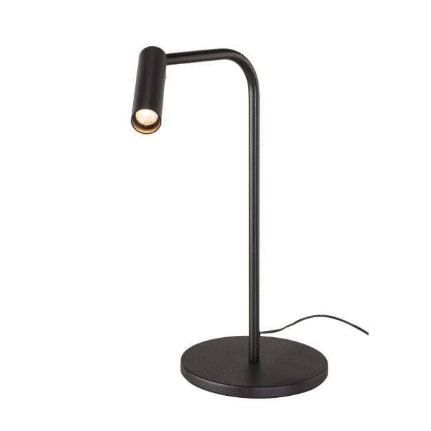 SLV 1001461 Karpo TL, LED Indoor Tischleuchte, Schwarz, 3000K 18x39,3x16 cm
