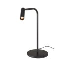 SLV 1001461 Karpo TL, LED Indoor Tischleuchte, Schwarz, 3000K 18x39,3x16 cm