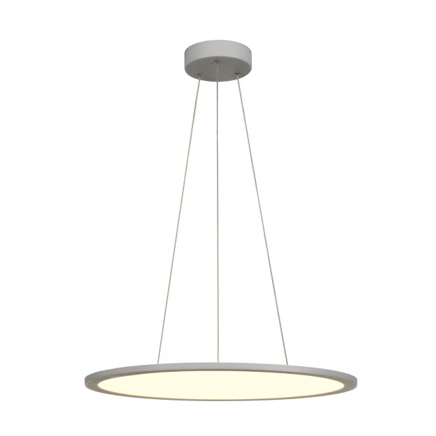 SLV 1003047 Panel 60 Dali Indoor LED Pendelleuchten rund Grau 4000K 3,2 cm
