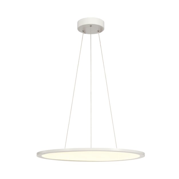 SLV 1003044 Panel 60 Dali Indoor LED Pendelleuchten rund Weiß 3000K 3,2 cm