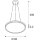 SLV 1003044 Panel 60 Dali Indoor LED Pendelleuchten rund Weiß 3000K 3,2 cm