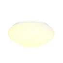 SLV 1002021 Lipsy 40 Dome, LED Outdoor Wand- & Deckenaufbauleuchte, Weiß, IP44, 3000/4000K 11 cm