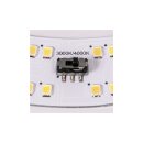 SLV 1002022 Lipsy 50 Dome, LED Outdoor Wand- & Deckenaufbauleuchte, Weiß, IP44, 3000/4000K 12,4 cm