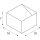 SLV 1000638 Logs In LED Wandleuchte, Schwarz/Messing, 2000K-3000K Dim to Warm 10x7x10 cm