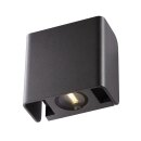 SLV 1002900 Mana Out Outdoor Wandaufbauleuchte Anthrazit IP65 dimmbar 16x16x9,3 cm