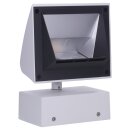 SLV 1001472 Merado Flood WL, LED Indoor Wandaufbauleuchte, Weiß, 4000K, 40° 17,5x10x22,6 cm