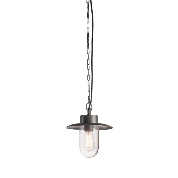 SLV 1000821 Molat E27 Outdoor Pendelleuchte, Anthrazit, max. 60W, IP44 27 cm