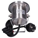 SLV 1001962 Nautilus, LED Outdoor Erdspießleuchte, Edelstahl 316, IP55, 3000K 12x cm