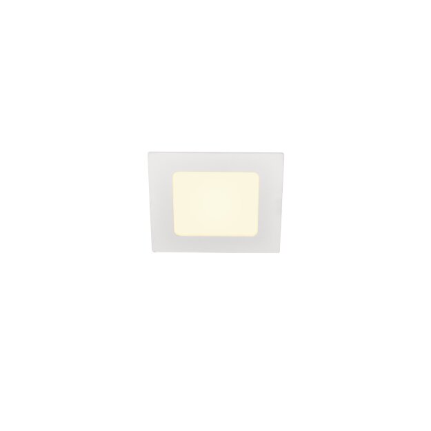 SLV 1003011 Senser 12 Indoor LED Deckeneinbauleuchte eckig Weiß 11,5x11,5x2 cm