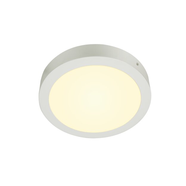 SLV 1003016 Senser 24 Indoor LED Deckenaufbauleuchte rund Weiß 3,5 cm