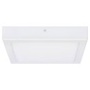 SLV 1003019 Senser 24 Indoor LED Deckenaufbauleuchte eckig Weiß 21,5x21,5x3,5 cm